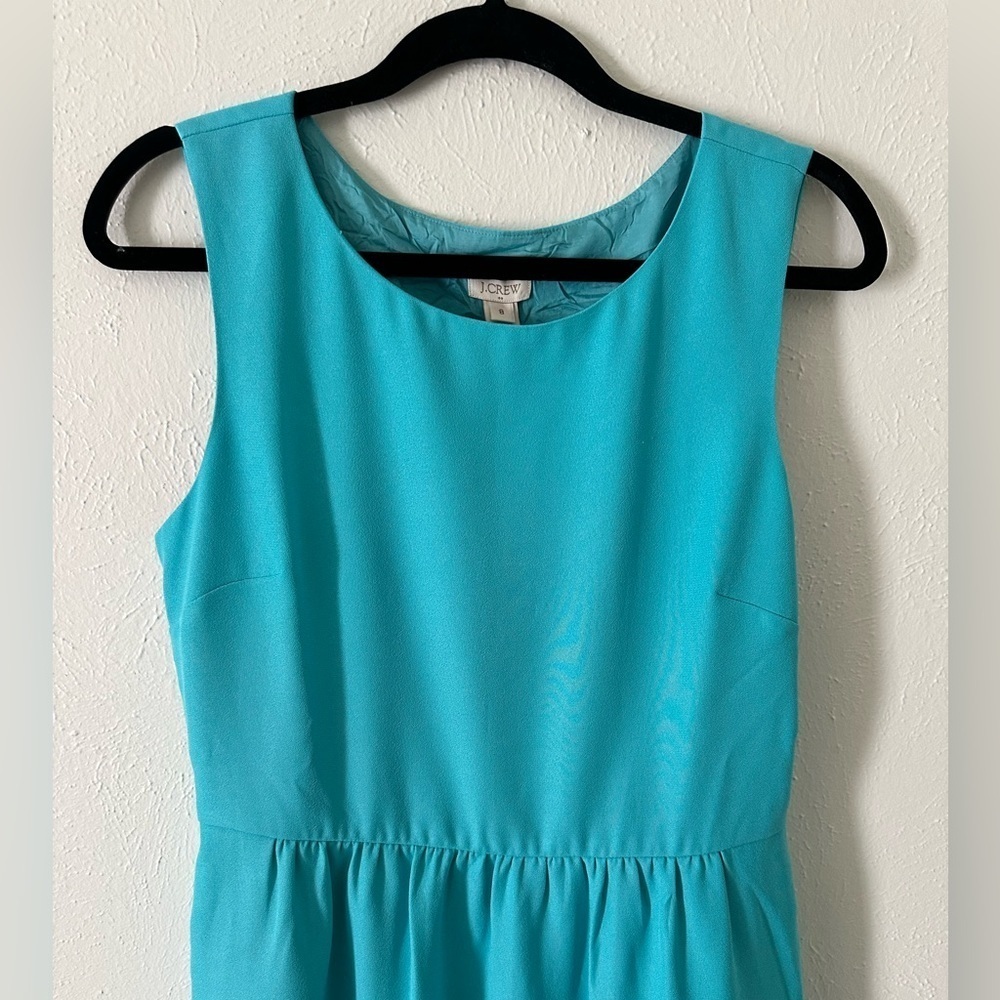 🌟SALE🌟 J. Crew turquoise dress with pockets​​​​​ - Picture 2 of 5